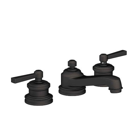 Newport Brass Widespread Lavatory Faucet in Flat Black 1620-56